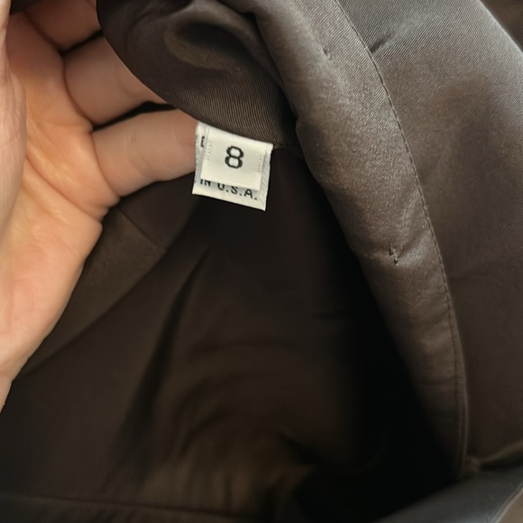 Rare Bill Hamilton Saks 100% Italian Silk Dress + Extra Fabric | Vintage M - Picture 10 of 14